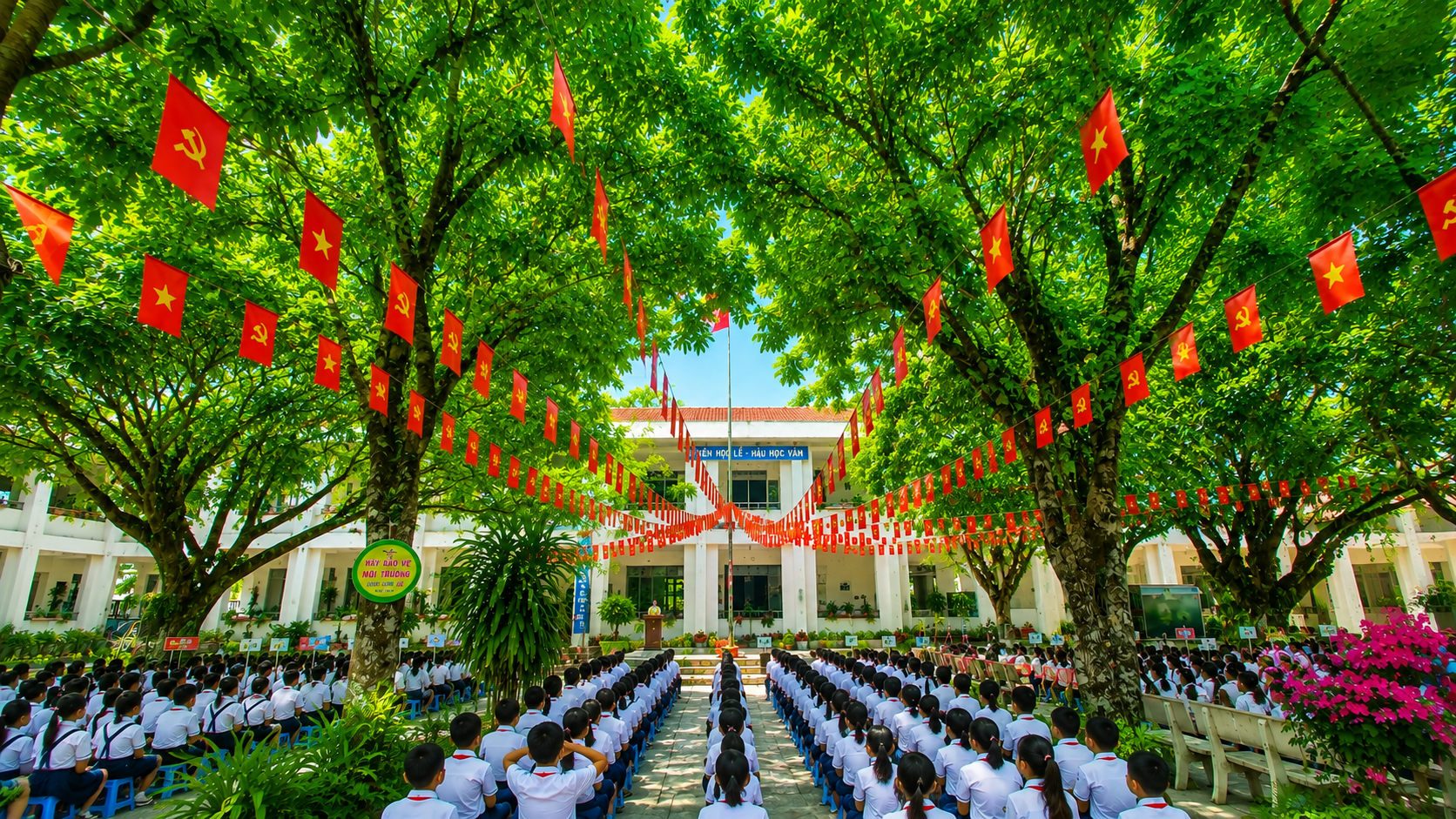 THÔNG BÁO LỊCH TỰU TRƯỜNG VÀ KHAI GIẢNG NĂM HỌC 2026 - 2027
